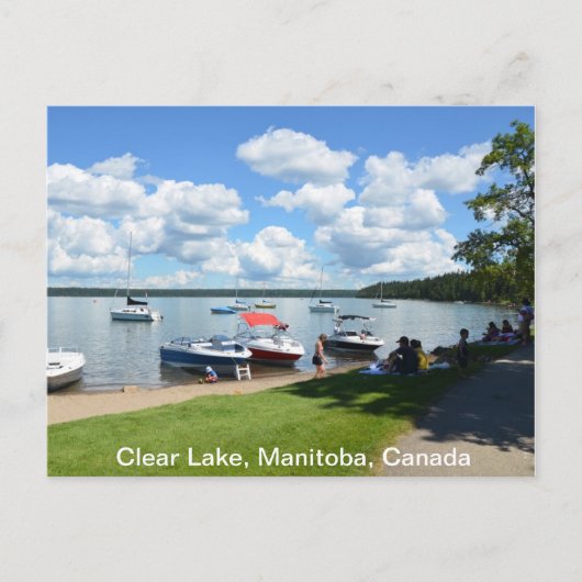 Carte Postale Clear Lake, Parc national du Manitoba, Canada (Devant)