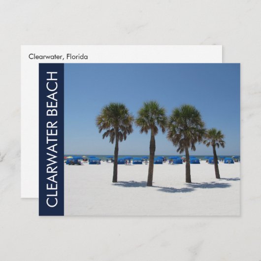 Carte Postale Clearwater Beach FL (Devant / Derrière)