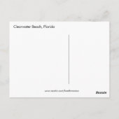 Carte Postale Clearwater Beach FL (Dos)