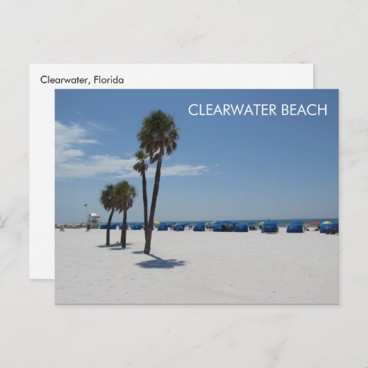 Carte Postale Clearwater Beach FL (Devant / Derrière)