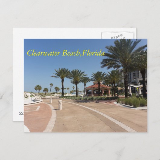Carte Postale Clearwater Beach Floride (Devant / Derrière)