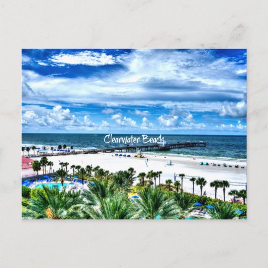 Carte Postale Clearwater Beach, Floride, (Devant)