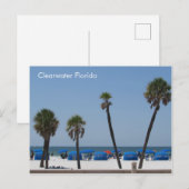 Carte Postale Clearwater Beach, Floride (Devant / Derrière)