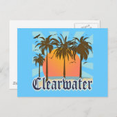 Carte Postale Clearwater Beach Floride FLA (Devant / Derrière)