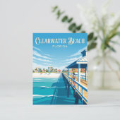 Carte Postale Clearwater Beach USA (Debout devant)