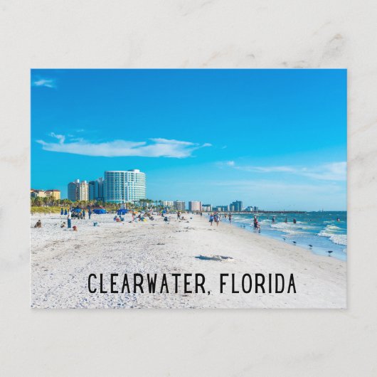 Carte postale Clearwater Florida Beach (Devant)