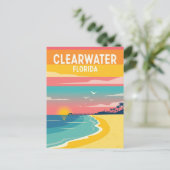 Carte Postale Clearwater Florida Travel (Debout devant)