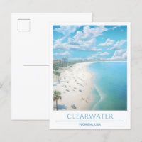 Clearwater Florida Vintage voyage des États-Unis