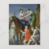 Carte Postale Clelia Traversant le Tibre (Devant)