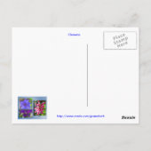 Carte postale Clematis (Dos)