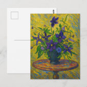 Carte postale Clematis (Devant / Derrière)