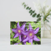 Carte Postale Clematis - Monet (Debout devant)