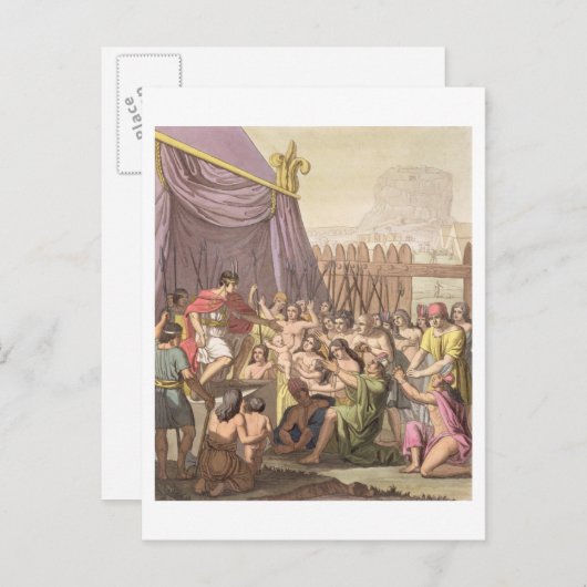 Carte Postale Clemency of Mayta-Capac: offers pardon to conquere (Devant / Derrière)