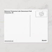 Carte Postale Clementon, NJ (Dos)