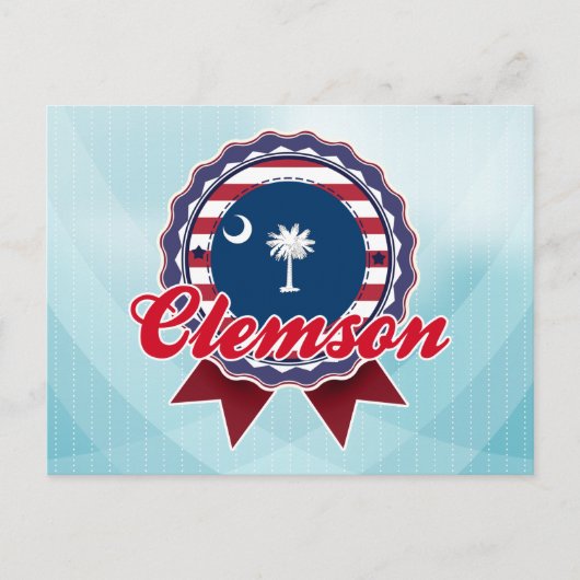 Carte Postale Clemson, SC (Devant)