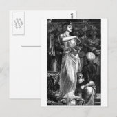 Carte Postale Cléopâtre (Devant / Derrière)