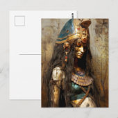 Carte Postale Cléopâtre - Grandeur morte (Devant / Derrière)