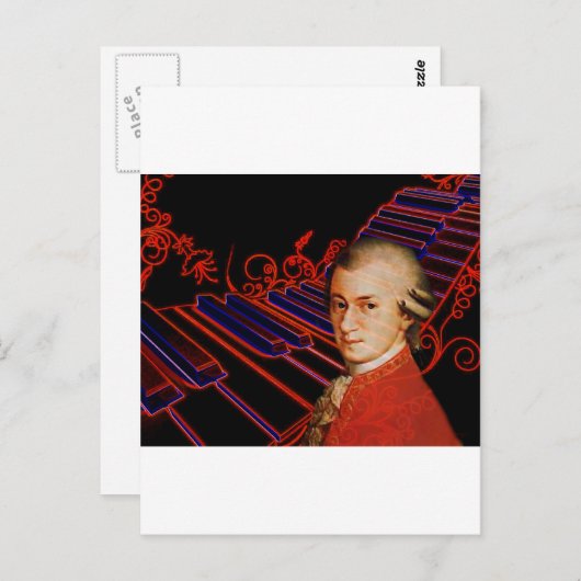 Carte Postale Clés de Mozart_ (Devant / Derrière)