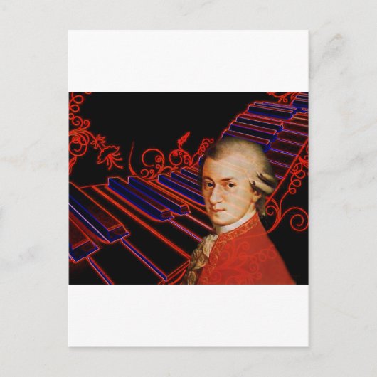 Carte Postale Clés de Mozart_ (Devant)