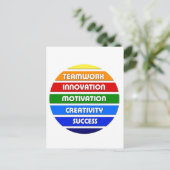 Carte Postale Clés de succès (Debout devant)