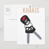 Carte Postale Clés de voiture Boston Accent (Devant / Derrière)