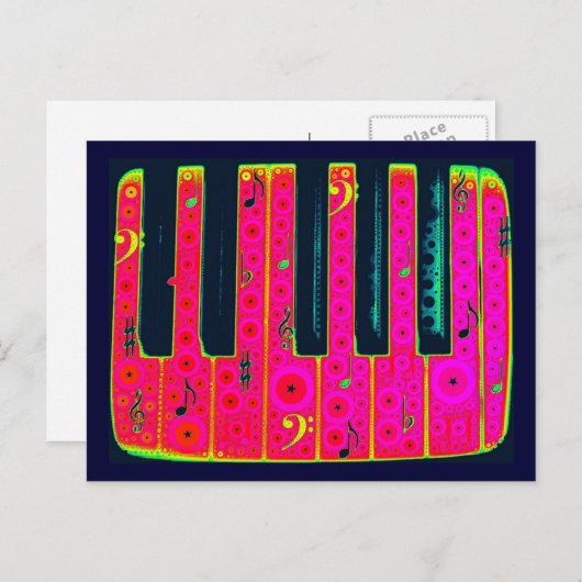 Carte postale Clés électriques (Devant / Derrière)