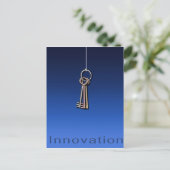 Carte Postale Clés pour innover (Debout devant)