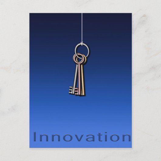 Carte Postale Clés pour innover (Devant)