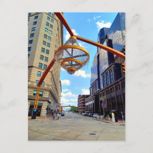 Carte Postale Cleveland Chandalier à Playhouse Square