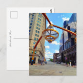 Carte Postale Cleveland Chandalier à Playhouse Square (Devant / Derrière)