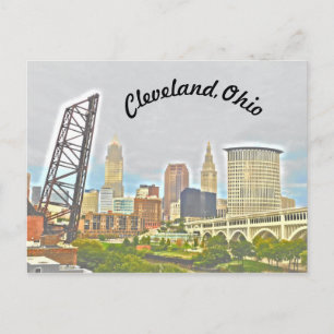 Carte postale Cleveland Curve Riverview