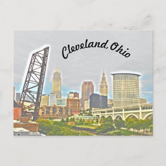 Carte postale Cleveland Curve Riverview (Devant)