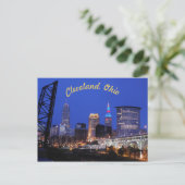 Carte postale Cleveland, OH West Side Skyline (Cur (Debout devant)