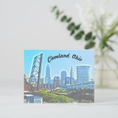 Carte postale Cleveland, Ohio Blue Riverview (Debout devant)