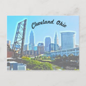 Carte postale Cleveland, Ohio Blue Riverview (Devant)
