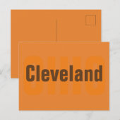 Carte Postale Cleveland, Ohio Postcard (Devant / Derrière)