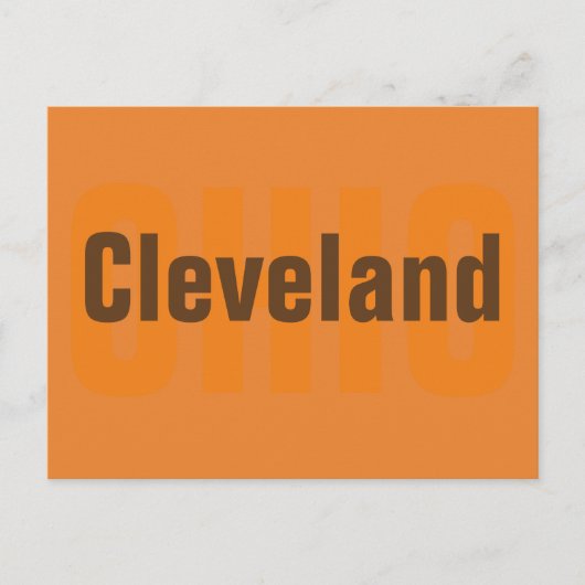 Carte Postale Cleveland, Ohio Postcard (Devant)