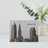 Carte postale Cleveland Ohio Skyline (Debout devant)