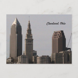 Carte postale Cleveland Ohio Skyline