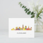 CARTE POSTALE CLEVELAND, OHIO SKYLINE WB1 - (Debout devant)