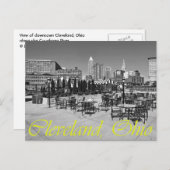 Carte Postale Cleveland, Ohio, U.S.A. (Devant / Derrière)