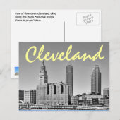Carte Postale Cleveland, Ohio, U.S.A. (Devant / Derrière)