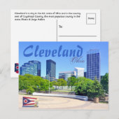 Carte Postale Cleveland, Ohio, U.S.A. (Devant / Derrière)