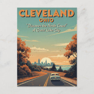 Carte Postale Cleveland Ohio Vintage voyage