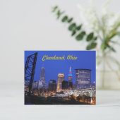 Carte postale Cleveland, Ohio West Side Skyline (Debout devant)