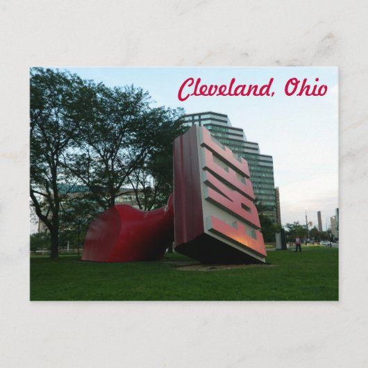 Carte postale Cleveland (repère gratuit) (Devant)