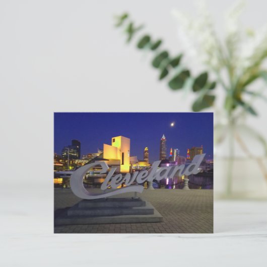 Carte Postale Cleveland script (Debout devant)