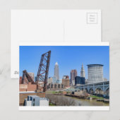Carte Postale Cleveland Skyline (Devant / Derrière)
