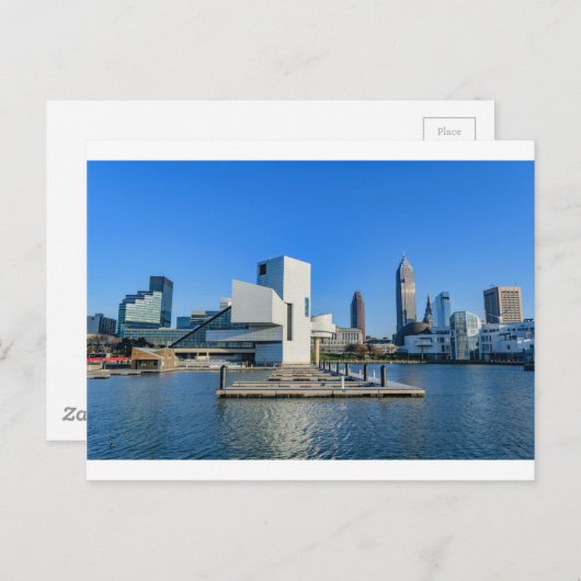 Carte Postale Cleveland Skyline (Devant / Derrière)