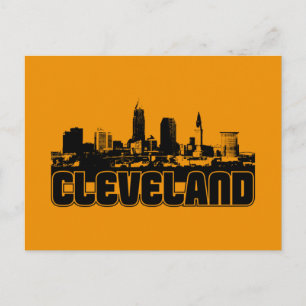 Carte Postale Cleveland Skyline